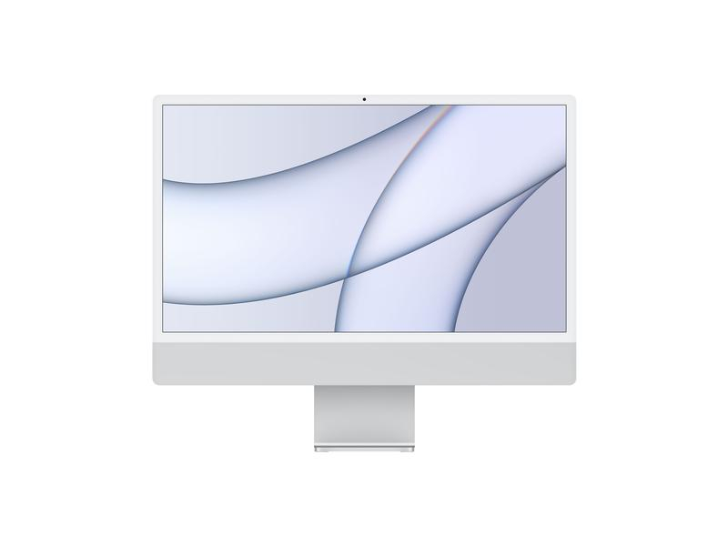 iMac 24-inch with Retina 4.5K display: Apple M1 chip with 8core CPU and 8core GPU, 256GB - Silver