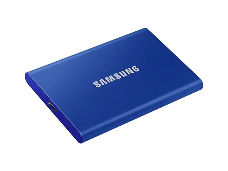 SAMSUNG MEMORY SSD Portable T7 2TB MU-PC2T0H/WW USB 3.1 Gen. 2 Indigo Blue