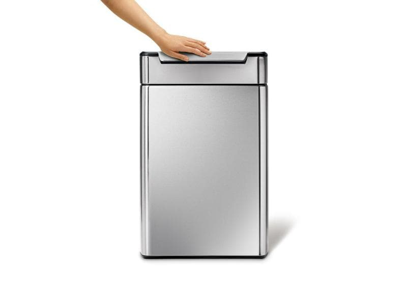 Simplehuman Recyclingbehälter CW2018 48 Liter, Silber