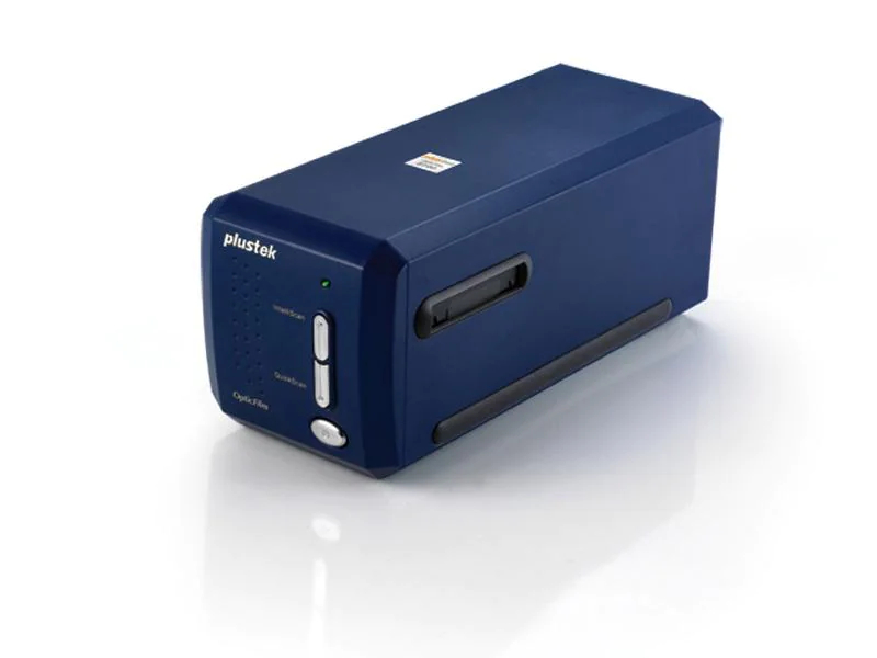 Plustek Filmscanner OpticFilm 8100, Verbindungsmöglichkeiten: USB, Scanner Funktionen: Dia, Negativ, Scanauflösung: 7200 dpi, Maximales Scanformat: 36.8 mm x 25.4 mm, LAN: Nein
