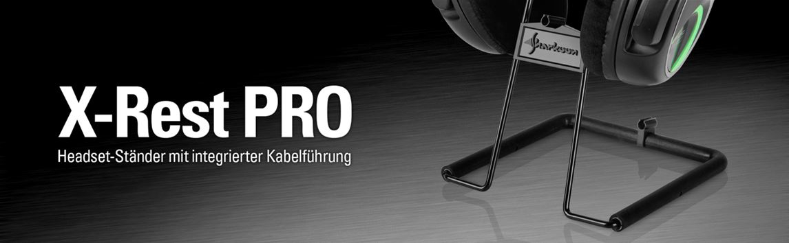 X-Rest Pro Headset-Ständer mit integrierter Kabelführung