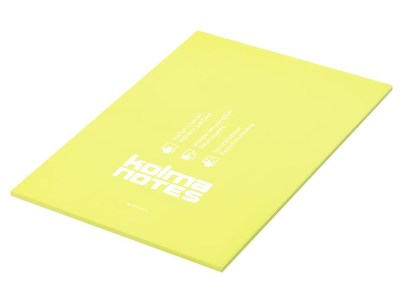 Kolma Notizzettel NOTES A5 Gelb, 50 Blatt, Breite: 14.8 cm, Farbe: Gelb, Länge: 21 cm