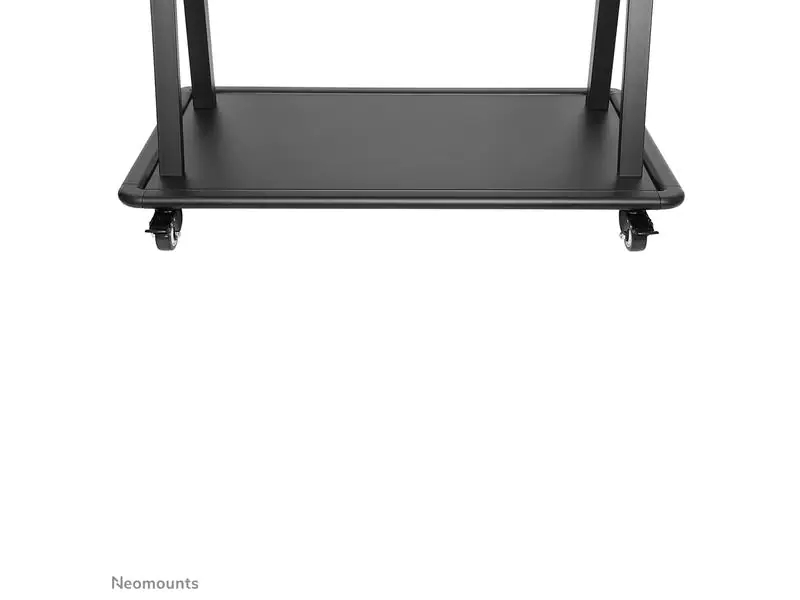 Neomounts by NewStar TV-Trolley NS-M4000BLACK Schwarz, Eigenschaften: Höhenverstellbar, Kabelführung, Höhenverstellbar: Ja, Detailfarbe: Schwarz, VESA Norm: 800x800 mm, 500x400 mm, 800x600 mm, 400x200 mm, 600x200 mm, 400x300 mm, 200x500 mm, 800x500 mm,