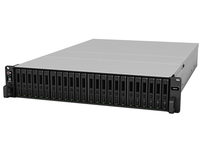 Synology NAS FS6400, 24-bay 0 TB, Anzahl Laufwerkschächte: 24 ×, Speicherkapazität: 0 TB, Arbeitsspeicher erweiterbar, Schnittstellen: PCIe-Erweiterungssteckplatz; Type-A USB 3.1 Gen 1 (USB3.0); RJ-45 (1000Mbps); RJ-45 10GBase-T; RS232, RAID, Hot-Swap