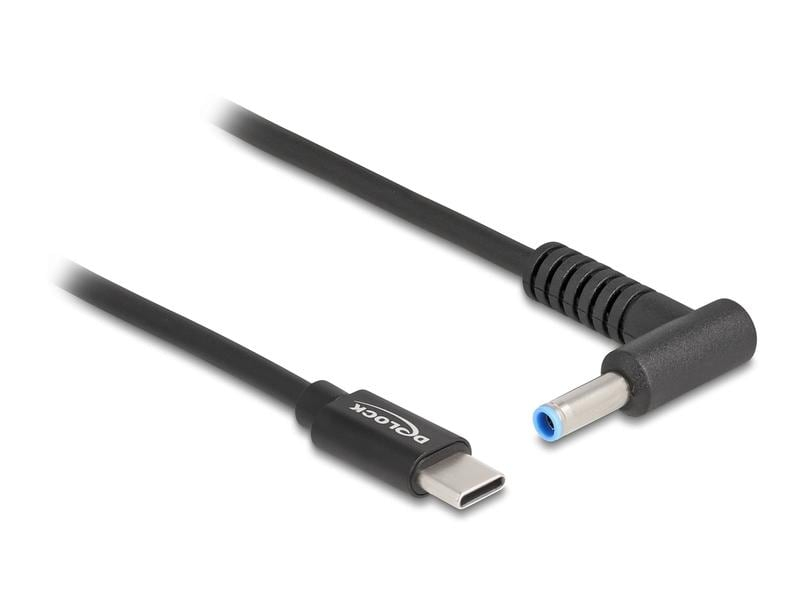 Delock Ladekabel USB-C zu HP 4.5 x 3.0 mm Stecker 1.5 m, Zubehörtyp: Kabel