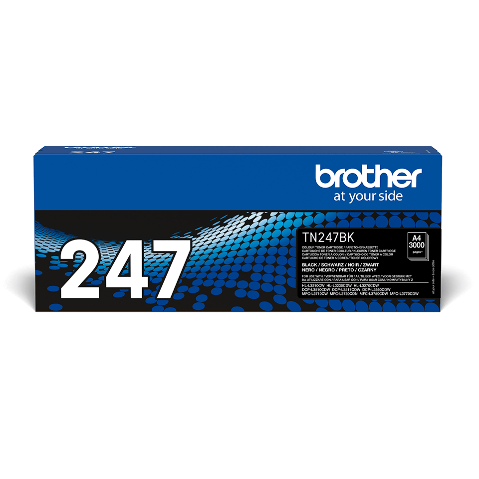 BROTHER Toner HY schwarz TN-247BK HL-L3210CW 3000 Seiten