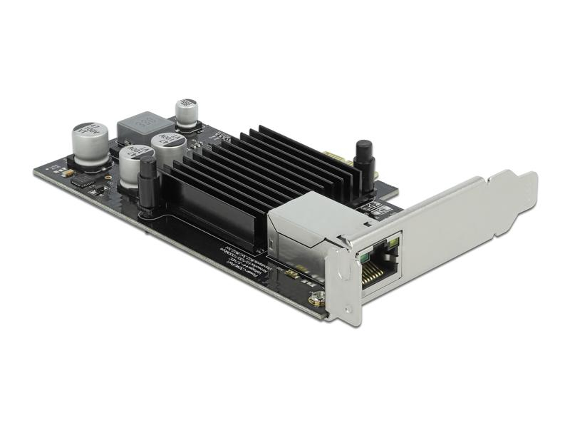 Delock Netzwerkkarte 1x 1Gbps, PoE+, i210 PCI-Express x1, Schnittstellen: RJ-45 (Ethernet), Schnittstellengeschwindigkeit: 10/100/1000 Mbit/s, Formfaktor: Low-Profile, Full-Height, Anwendungsbereich: Home, Small/Medium Business, Anschlussart: PCI-Express