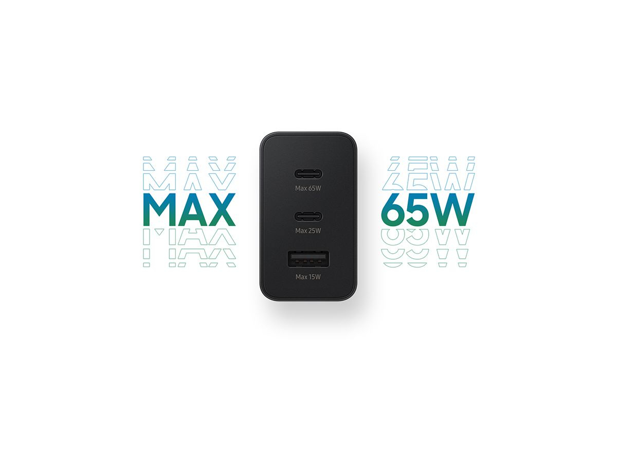 Samsung 65W Power Adapter Trio Black