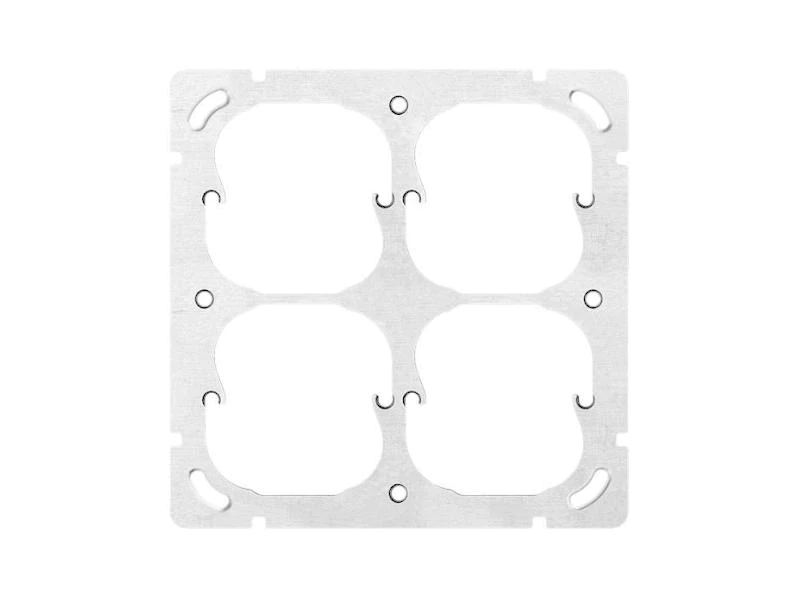 Feller EDIZIOdue Befestigungsplatte 2x2, Anzahl Einheiten: 4, Serie: EDIZIOdue, Typ: Befestigungsplatte