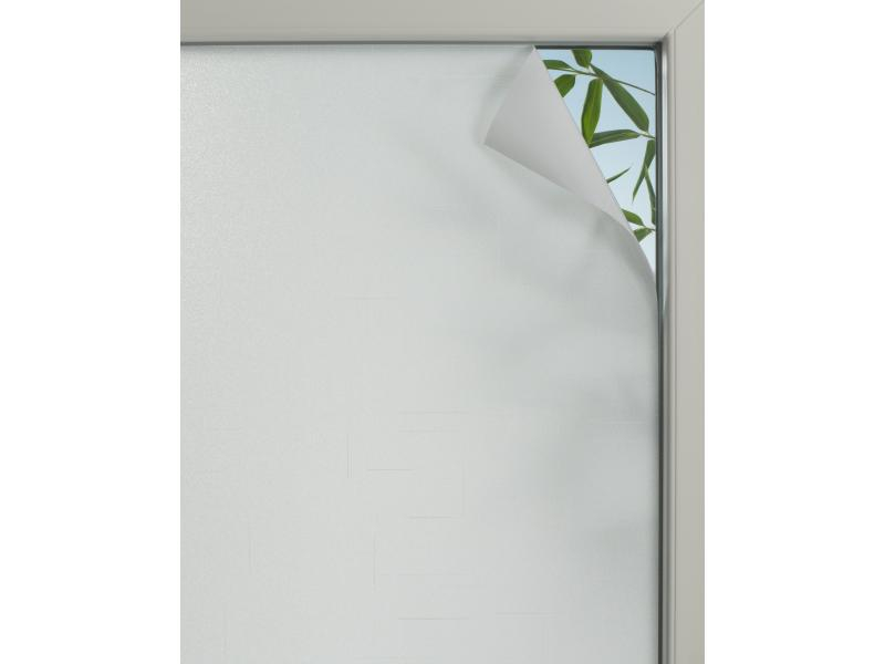 Gardinia Fensterfolie Textile 90 x 150 cm, Befestigung: Statisch haftend, Breite: 90 cm, Farbe: Semitransparent, Länge: 150 cm
