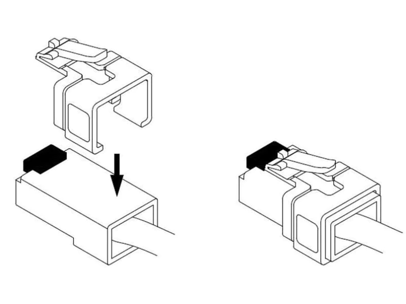 Delock Reparatur Clips RJ45 Set 16 Stück, Zubehörtyp: Clips, Verpackungseinheit: 16 Stück