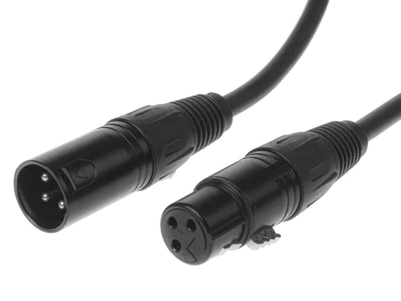 Bemero XLR-Kabel XLRf - XLRm 20 m symmetrisch, Länge: 20 m, Audioanschluss Seite A: XLR 3 Pole, male, Audioanschluss Seite B: XLR 3 Pole, female, Audiokanäle: Mono, Steckerfarbe: Schwarz, Farbe: Schwarz