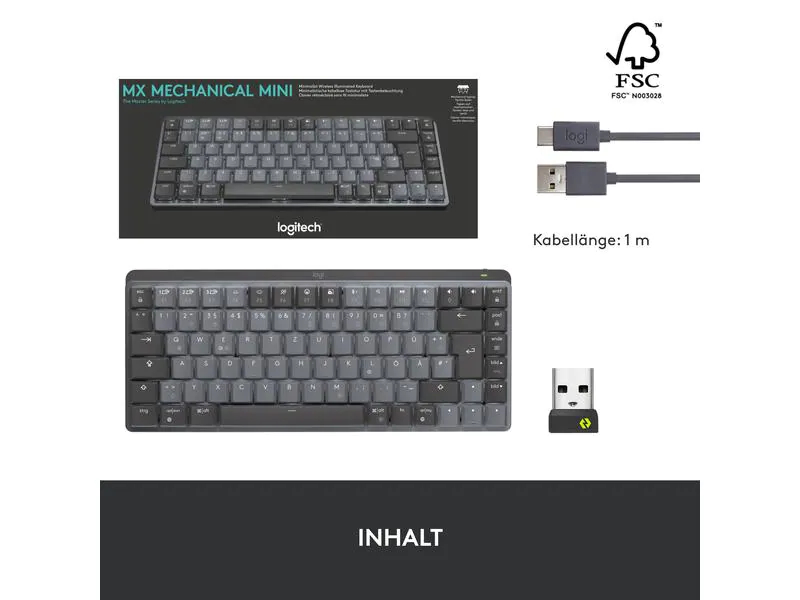 Logitech Tastatur MX Mechanical Mini