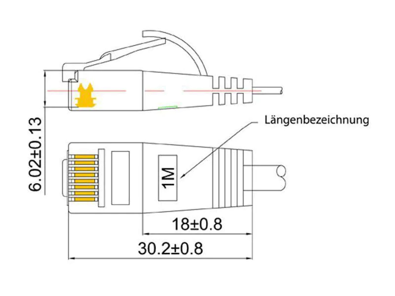 Wirewin Slimpatchkabel Cat 6, UTP, 1 m, Grün, Farbe: Grün, Form: Flach, Zusatzfunktionen: Mit Klinkenschutz, Längenaufdruck auf Stecker, Länge: 1 m, Anschlüsse LAN: RJ45 - RJ45, Produkttyp: Slimpatchkabel