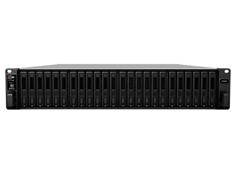 Synology NAS FlashStation FS2500 12-bay, Anzahl Laufwerkschächte: 12, Speicherkapazität: 0 TB, Arbeitsspeicher erweiterbar: Ja, Schnittstellen: SATA, PCI-Express, Type-A USB 3.0 (3.1 / 3.2 Gen. 1), RAID: Ja, Hot-Swap Unterstützung: Ja