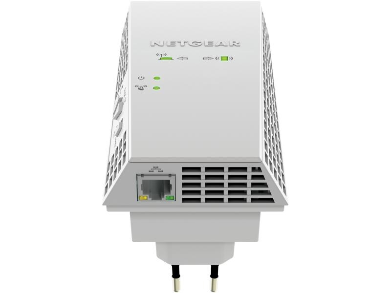 Netgear WLAN-Mesh-Repeater EX6250, Abmessungen: 161 mm (B) x 44.5 mm (H) x 81.4 mm (T), Antennenanschluss: Antennen Intern vor verbaut, Breite: 161 mm, Frequenzband: 2.4 GHz, 5 GHz, Höhe: 44.5 mm, Montage: Steckdose