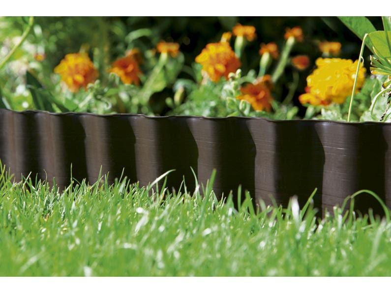 Gardena Beeteinfassung Rolle 9 cm hoch, 9 m lang braun