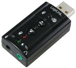 LogiLink USB 2.0 Audio Adapter, 7.1 Soundeffekt