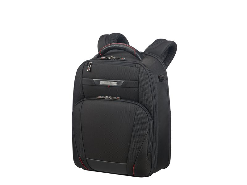 Samsonite Notebook-Rucksack Pro DLX 5 14.1" Schwarz, Taschenart: Rucksack, Tragemöglichkeit: Rucksack; Handgriff, Tiefe: 16 cm, Bildschirmdiagonale: 14.1 ", Farbe: Schwarz, Material: Nylon, Höhe: 41.5 cm, Anzahl Rollen: 0