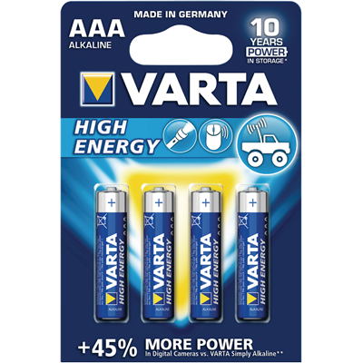 Varta Batterie Longlife Power AAA 4 Stück, Batterietyp: AAA, Verpackungseinheit: 4 Stück