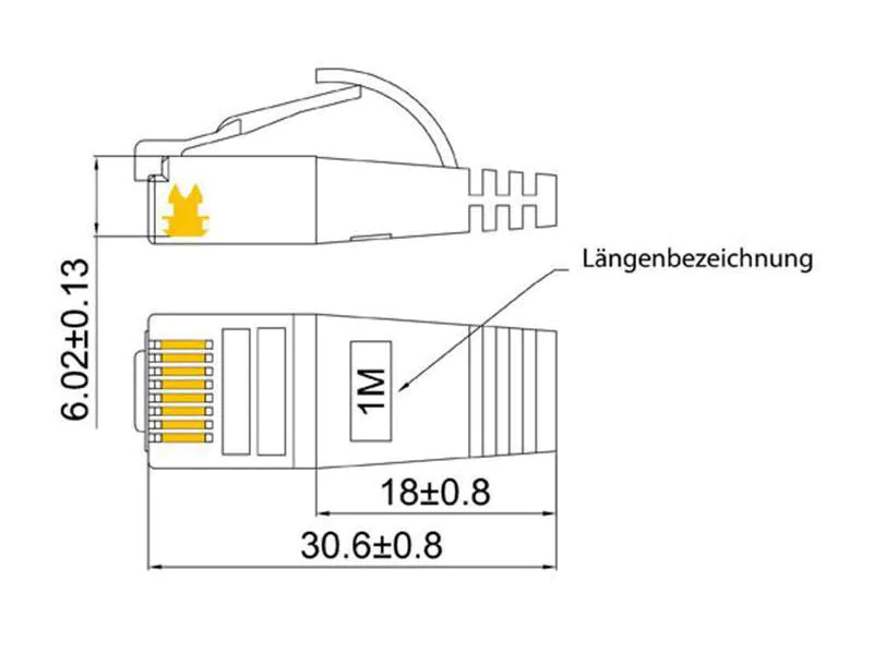 Wirewin Slimpatchkabel Cat 6, STP, 0.5 m, Blau, Farbe: Blau, Form: Flach, Zusatzfunktionen: Mit Klinkenschutz, Längenaufdruck auf Stecker, Länge: 0.5 m, Anschlüsse LAN: RJ45 - RJ45, Produkttyp: Slimpatchkabel