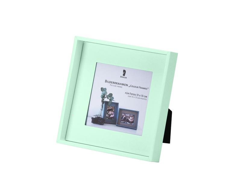 Rössler Bilderrahmen S.O.H.O. 13 x 13 cm, Mint, Bildformat: 13 x 13 cm, Rahmenformat: 20.2 x 20.2 cm, Material: Karton, Farbe: Hellgrün