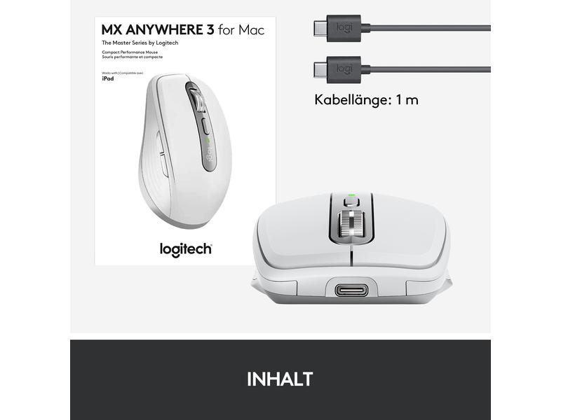 MX Anywhere 3 for Mac - PALE GREY - EMEA