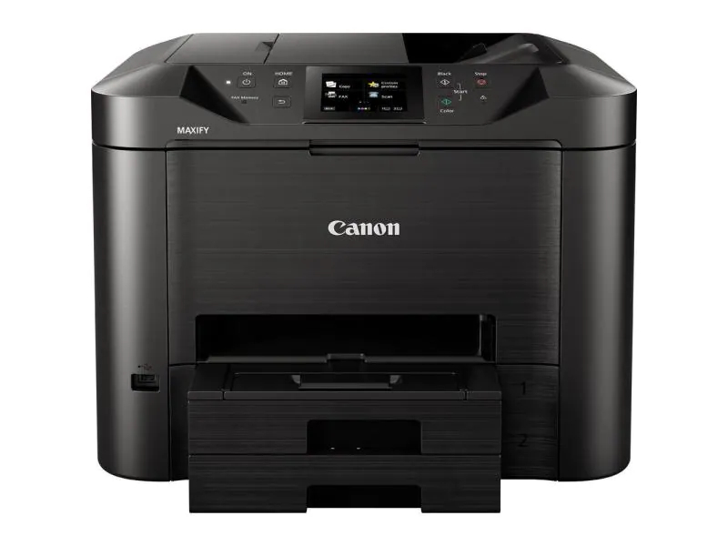 Canon MAXIFY MB5450, Farbe Tintenstrahl Drucker, A4, 22 Seiten pro Minute, Drucken, Scannen, Kopieren, Fax, Duplex und WLAN