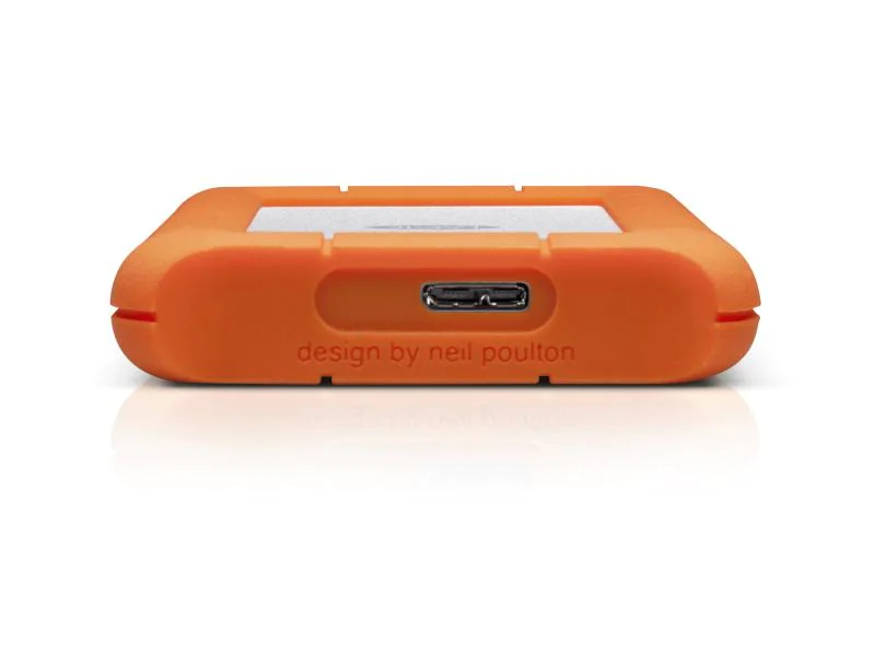 LaCie Rugged Mobile Disk 2.5" 2TB, 5400rpm, USB 3.0, extern, silber/orange