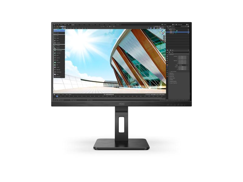 AOC 27P2Q, 27 Zoll LED, 1920 x 1080 Pixel Full HD, 16:9, DVI VGA HDMI USB, Schwarz