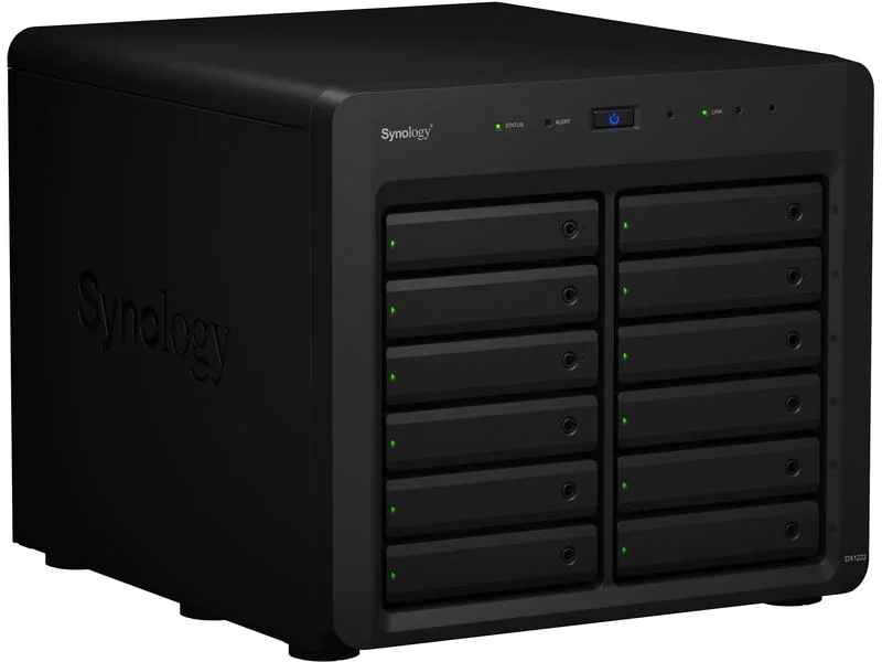 Synology NAS-Erweiterungsgehäuse DX1222, Anzahl Laufwerkschächte: 12