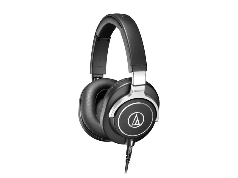 Audio-Technica Over-Ear-Kopfhörer ATH-M70x Schwarz, Farbe: Schwarz, Kopfhörer Ausstattung: Keine weitere Ausstattung, Verbindungsmöglichkeiten: Kabelgebunden, Einsatzbereich: Bühnen-Monitoring, Studio & Broadcast, Impedanz: 35 ?, Kopfhörer Trageform: