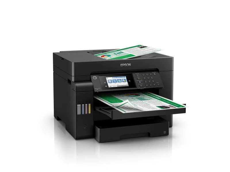 Epson EcoTank ET-16600, Farbe Tintenstrahl Drucker, A3, 32 Seiten pro Minute, Drucken, Scannen, Kopieren, Fax, Duplex und WLAN