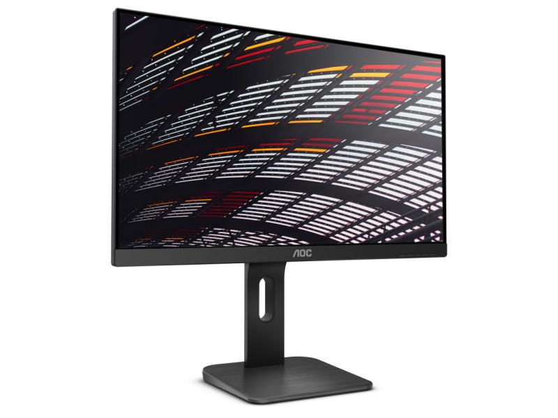 AOC 24P1, 23.8 Zoll LED, 1920 x 1080 Pixel Full HD, 16:9, DVI VGA HDMI USB, Schwarz