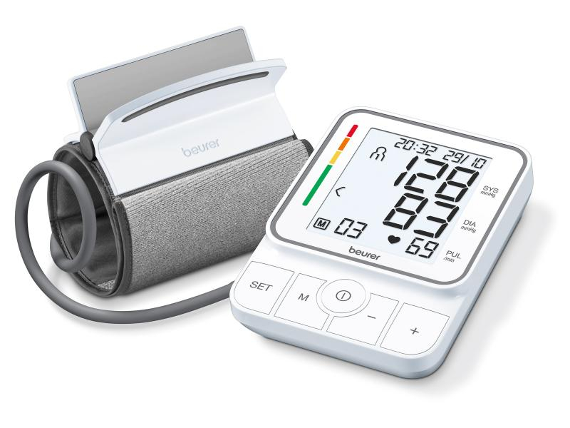 Beurer Blutdruckmessgerät BM51 easyClip, Touchscreen: Nein, Messpunkt: Oberarm, App kompatibel: Nein