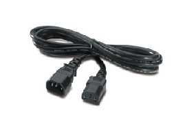Kabel PowerCord 10A 100-230V C13 to C14