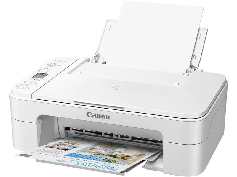 Canon Multifunktionsdrucker PIXMA TS3351, Farbe Tintenstrahl Drucker, A4, 7.7 Seiten pro Minute, Drucken, Scannen, Kopieren, Duplex