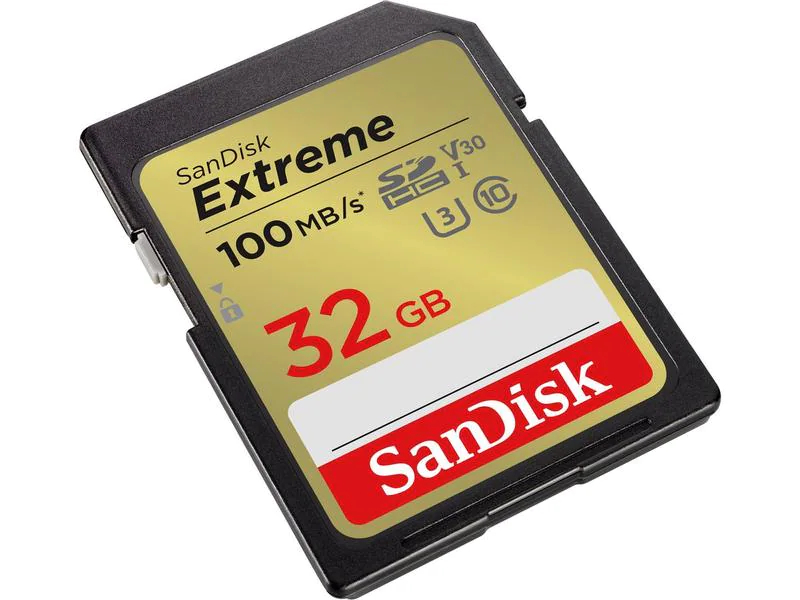 EXTREME 32GB SDHC MEMORY CARD 2-PACK 100MB/S 60MB/S UHS-I CLAS  NMS NS EXT