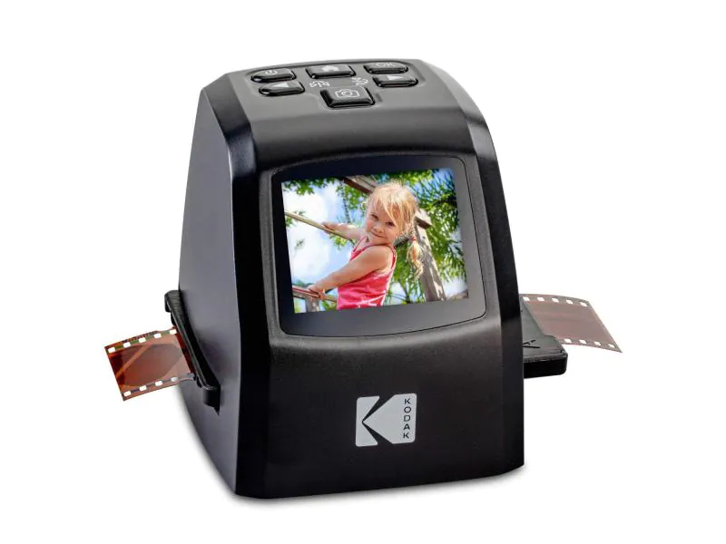 Kodak Diascanner Mini Digital Film Scanner, Verbindungsmöglichkeiten: 3,5 mm Klinke, Micro-USB, Scanner Funktionen: Negativ, Mobil, Scanauflösung: 3200 dpi, Maximales Scanformat: 36.8 mm x 25.4 mm, LAN: Nein