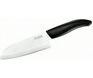 Kyocera Keramik Kochmesser FK-160WH, Klinge: 16 cm, schwarze Zirkonia-Keramik