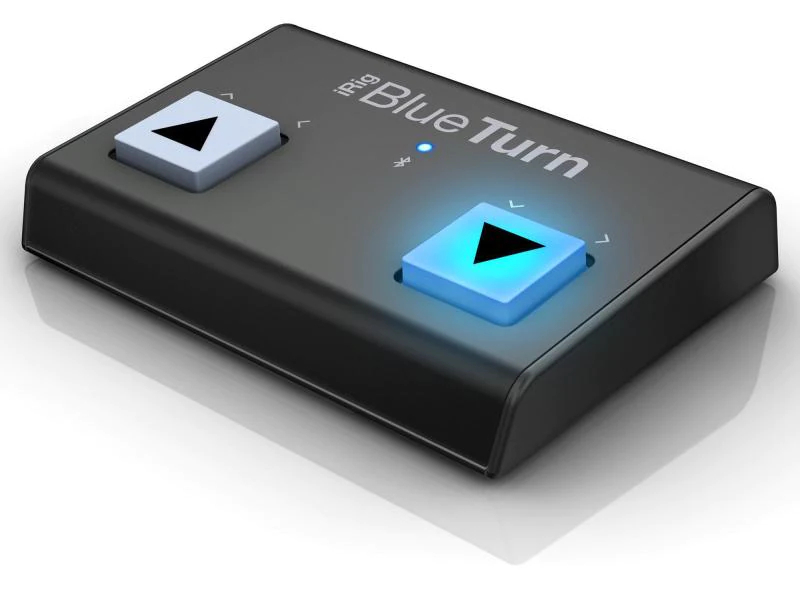 IK Multimedia Fusscontroller Tablet Page Turner Bundle, Eigenschaften: Batteriebetrieben