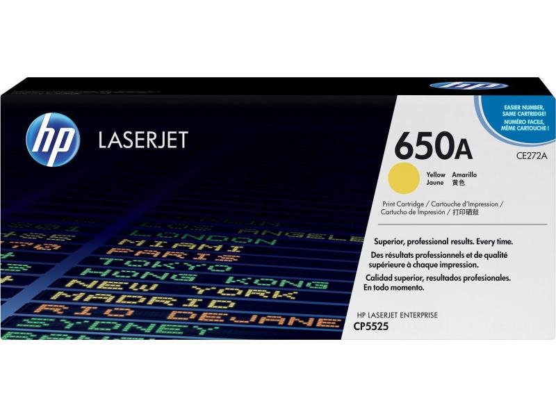 HP Toner-Modul 650A yellow CE272A Color LJ CP5520 15'000 Seiten