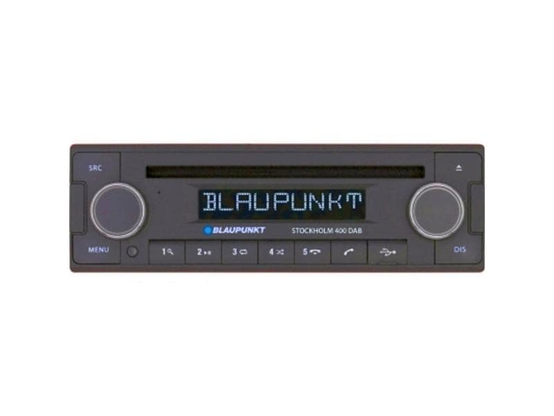 Blaupunkt Autoradio Stockholm 1 DIN, Verbindungsmöglichkeiten: Bluetooth, Optisches Laufwerk: CD-Player, Radio Tuner: DAB, GPS: Nein, Frontanschlüsse: 1x USB 2.0, Bluetooth: Ja