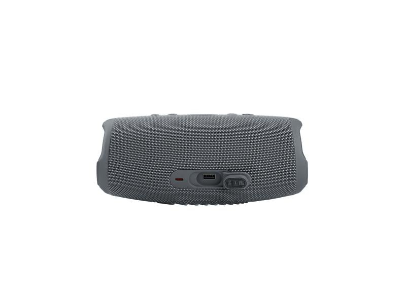 JBL Bluetooth Speaker Charge 5 Grau, Verbindungsmöglichkeiten: Bluetooth, Widerstandsfähigkeit: IP67, Staubgeschützt, Wasserfest, Stromversorgung: Akkubetrieb, Farbe: Grau, Ausstattung: Powerbank, Kapazität Wattstunden: 27 Wh