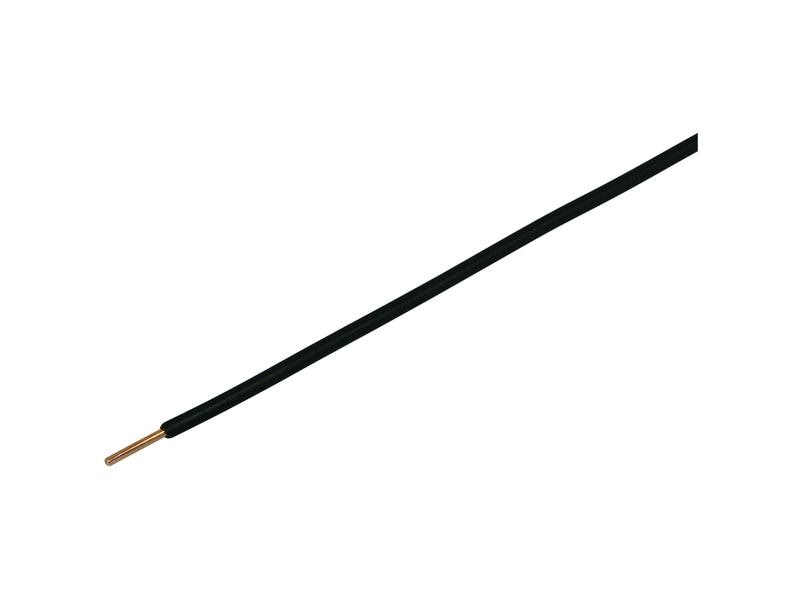 STEFFEN T-Draht Ring 1.5 mm2 20 m, Schwarz, Länge: 20 m, Detailfarbe: Schwarz, Anzahl Leiter: 1, Kabelummantelung: PVC, Kabeltyp: T-Draht, Leiterquerschnitt: 1.5 mm²