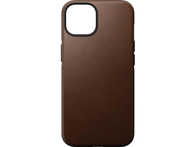 Nomad Back Cover Modern Leather iPhone 14 Braun