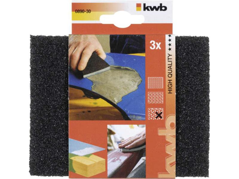 kwb Schleifschwamm grob, Zubehörtyp: Schleifschwamm, Für Material: Holz, Metall