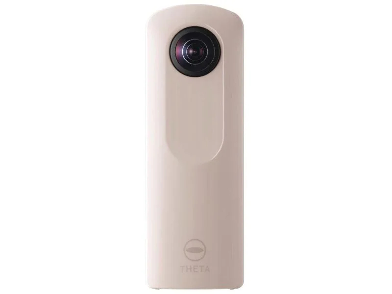 Ricoh 360°-Videokamera THETA SC2 Beige, Kapazität Wattstunden: 0 Wh, Bildfrequenz: 30 fps, Fotoauflösung: 14 Megapixel, Bluetooth, WLAN, Videoauflösung: 3840 x 1920, Speicherkartentyp: Kein