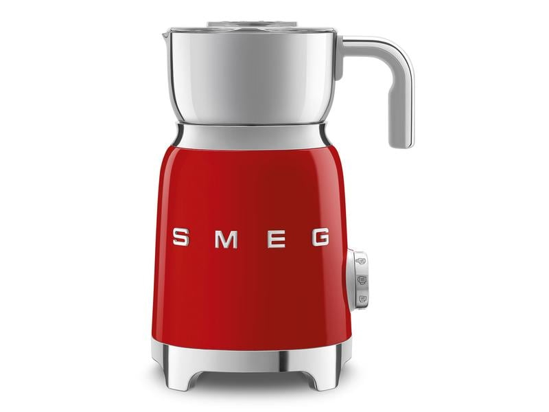 SMEG Milchschäumer 50's Style MFF01RDEU Rot, Produkttyp: Milchschäumer, Betriebsart: Induktion, Detailfarbe: Rot, Milcherwärmung: Ja