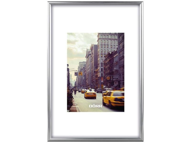 Dörr Bilderrahmen New York Grau, 29.7 x 42 cm, Bildformat: 29.7 x 42 cm, Rahmenformat: 30.5 x 42.7 cm, Material: Kunststoff, Glas, Detailfarbe: Grau